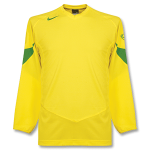 Nike 04-05 Brasil L/S Shirt - Boys - Yellow