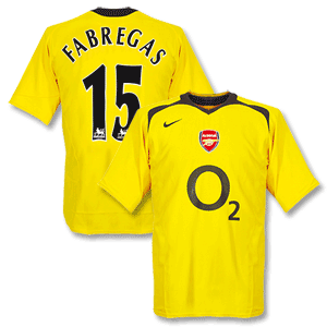 Nike 05-06 Arsenal Away Shirt   Fabregas 15