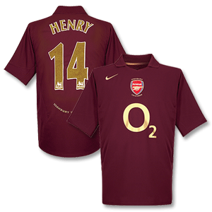 05-06 Arsenal Home Shirt + No.14 Henry