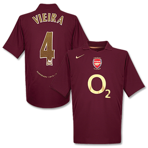 Nike 05-06 Arsenal Home shirt   No.4 Vieira