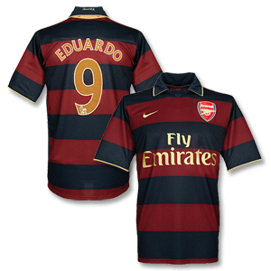 Nike 07-08 Arsenal 3rd shirt   Eduardo No.9   FAPL patches