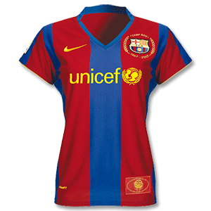 Nike 07-08 Barcelona Home Shirt - Womens