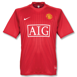 07-09 Man Utd Home shirt + Nani No. 17