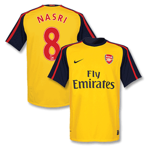 Nike 08-09 Arsenal Away Shirt   Nasri 8