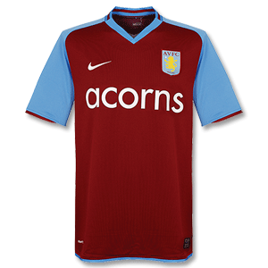 Nike 08-09 Aston Villa Home Shirt