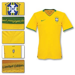Nike 08-09 Brasil Home Authentic Players shirt (Ltd Boxed Edition)