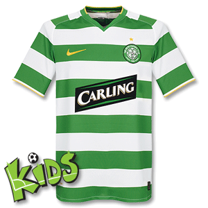Nike 08-09 Celtic Home L/S Shirt - Boys - No Sponsor