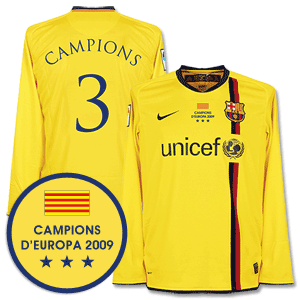 08-10 Barcelona 3rd L/S Shirt + Winners Transfer + Campions 3 *Delivery Mid-June
