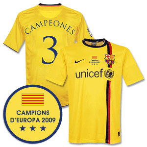 08-10 Barcelona 3rd Shirt + Winners Transfer + Campeones 3 *Delivery Mid-June