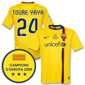 08-10 Barcelona 3rd Shirt + Winners Transfer + Toure Yaya 24