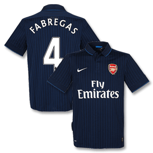 09-10 Arsenal Away Shirt + Fabregas 4