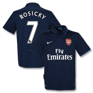 09-10 Arsenal Away Shirt + Rosicky 7