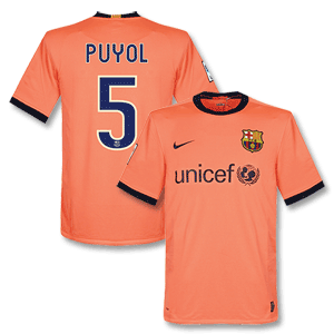 Nike 09-10 Barcelona Away Shirt   Puyol 5