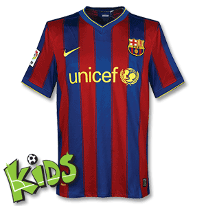 Nike 09-10 Barcelona Home Shirt - Boys