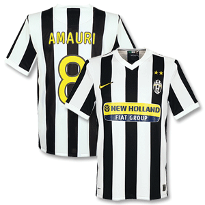 Nike 09-10 Juventus Home Shirt   Amauri 8