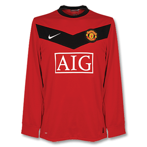 Nike 09-10 Man Utd Home L/S Shirt