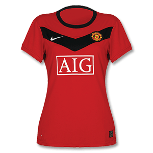 Nike 09-10 Man Utd Home Womens Shirt
