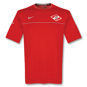 09-10 Spartak Moscow Training Top - Red