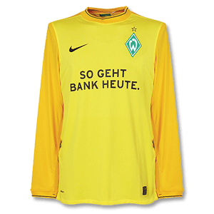 Nike 09-10 Werder Bremen L/S GK Shirt - Yellow