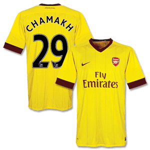 Nike 10-11 Arsenal Away Shirt   Chamakh 29