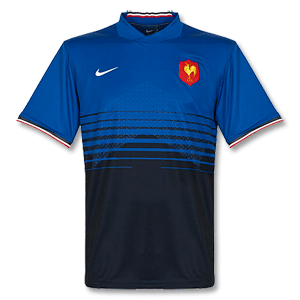 Nike 11-12 France Home Rugby Shirt - Replica
