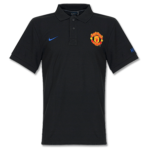 Nike 11-12 Man Utd Core Polo Shirt - Black
