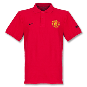 Nike 11-12 Man Utd Core Polo Shirt - Red
