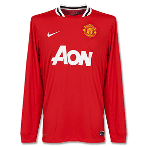 Nike 11-12 Man Utd Home L/S Shirt