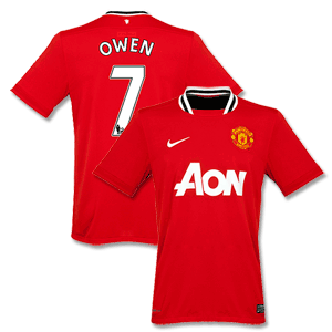 Nike 11-12 Man Utd Home Shirt   Owen 7 (Official