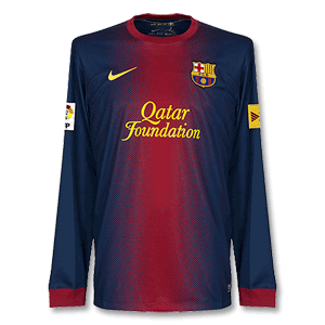 Nike 12-13 Barcelona Home L/S Shirt