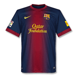 Nike 12-13 Barcelona Home Shirt (inc. TV3 Patch)