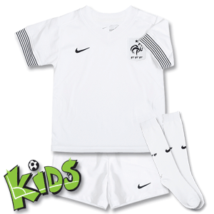 Nike 12-13 France Away Little Boys Kit