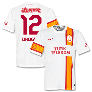 Nike 12-13 Galatasaray Away Shirt   Drogba 12 (Fan