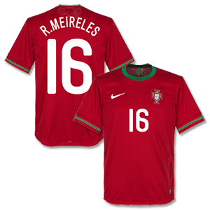 Nike 12-13 Portugal Home Shirt   R. Meireles 16 (Fan