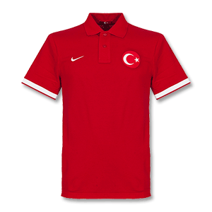 Nike 12-13 Turkey Authentic GS Polo Shirt - Red