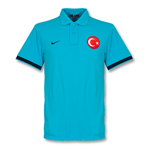 Nike 12-13 Turkey Authentic GS Polo Shirt - Turquoise