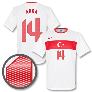 Nike 12-13 Turkey Away Shirt   Arda 14 (Fan Style)