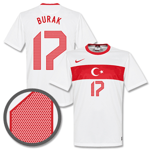 Nike 12-13 Turkey Away Stadium Shirt   Burak 17 (Fan