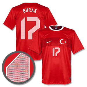 Nike 12-13 Turkey Home Shirt   Burak 17 (Fan Style)