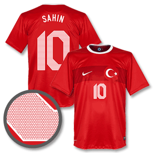 Nike 12-13 Turkey Home Shirt   Sahin 10 (Fan Style)