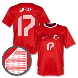 Nike 12-13 Turkey Home Stadium Shirt   Burak 17 (Fan