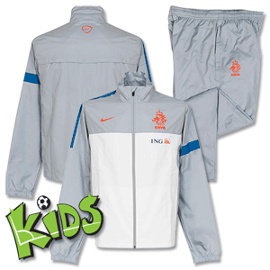 13-14 Holland Sideline Warm Up Suit - Grey - Boys