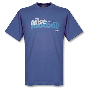Nike 2007 Nike Football T-Shirt - Blue