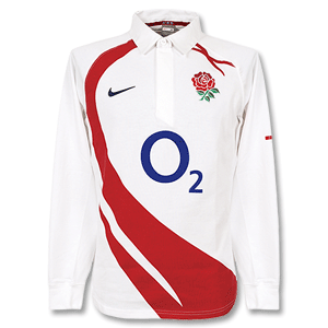 Nike 2008 England Home L/S Supporters Rugby Shirt