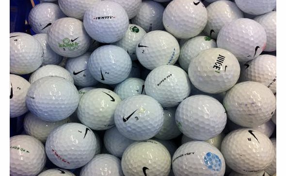 Nike 50 Assorted Nike golf balls AAA/AA