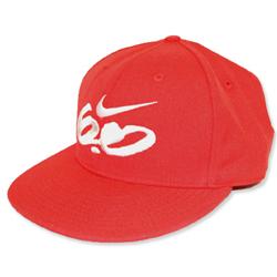 6.0 Logo Fitted Cap - Challenge Red