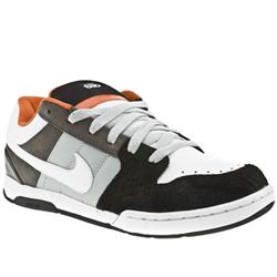 Male Air Mogan Leather Upper Nike in White and Black