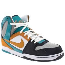 Male Zoom Oncore Hi Leather Upper Nike in White and Orange