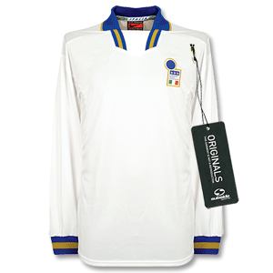 Nike 96-98 Italy Away L/S Shirt - No Swoosh