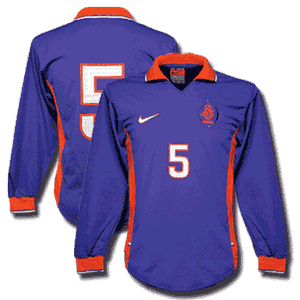 97-98 Holland Away L/S shirt - assorted number